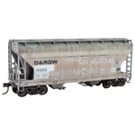 Micro Trains Scale Denver & Rio Grande Weathered Acf 2-BAY Covered Hopper. Fixed Price $49.95.