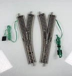 Bachmann Scale E-z Train Track Remote Switch Left & Right Turnouts 2PC. Fixed Price $59.95.
