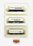 ZC139 - Marklin 8615 Lot Platform Wagons With "siemens" Containers. Fixed Price $56.93.
