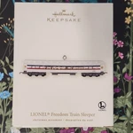 Hallmark Keepsake Lionel Freedom Train Sleeper Ornament Christmas 2007. Fixed Price $12.50.