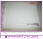 Ee 1993-94 Marklin Dealer Catalog Excellent Condition. Fixed Price $15.22.