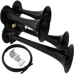 Vixen Horns Train For Truck/car. 4 Air Black Trumpets. Super Loud Db.. Fixed Price $104.85.
