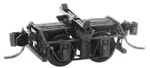 Micro Trains Scale Disconnect Log Car Trucks Pair (1197) 00302171. Fixed Price $25.55.
