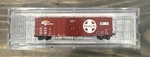 Z Scale Micro Trains 51100021 50' Standard Box Car Atchison, Topeka, Sf #152317. Fixed Price $19.99.
