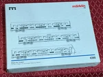 Marklin 4390 Toy Passenger Ho Gage Train Railcar Set New Box. Fixed Price $125.00.