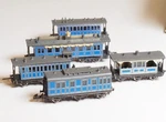 8770 Railex Marklin Z-scale King Ludwig Ii 5 Car Passenger Set Brass. Fixed Price $649.00.