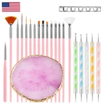 Homtop Nail Art Tools 22-PIECE Set Resin Palette 2-WAY Acrylic. Fixed Price $12.22.