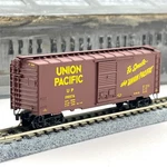 Micro-trains Scale 20620 Union Pacific Single Door Standard Boxcar Up 190576. Fixed Price $15.99.