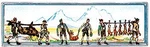 Merten 2120 Ho Scale Hunters Carrying Killed Game Figure Set. Fixed Price $9.34.