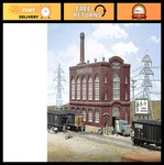 Scale Model Railroad Powerhouse Structure Kit - Northern Light & Design. Fixed Price $86.39.