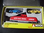 Vintage Noch Spur Ho Scale 5181 Powered Auto Rail Trabant Wit Car Van Box. Fixed Price $40.48.