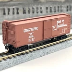 Micro-trains Scale Union Pacific Streamliners Dbl Sheathed Wood Boxcar 42236. Fixed Price $14.99.