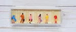 Preiser Mini-figures 14123, Passengers, Teenagers, Ho Scale. Fixed Price $14.95.