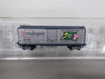 Microtrains #50200502-WISCONSIN State CAR-40' Boxcar #1889-Z-SCALE. Fixed Price $25.00.