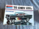 Monogram '55 Chevy Street Machine #2211 *new Kit 4999. Fixed Price $33.00.