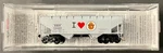 Scale Micro-trains 55450 Smokey Bear 33' Twin Bay Hopper. Fixed Price $12.95.