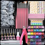 Teenitor Acrylic Fake Kit Press On Supplies Clear Coffin Tips. Fixed Price $30.56.