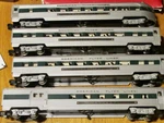 American Flyer 1954 Silver Rocket Car Passenger Set Ex+. Fixed Price $379.00.