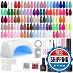 Beetles Gel Polish Nail Kit U V Light - 80PCS Color. Fixed Price $36.95.