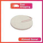 Patikil 1/2" Wide 33 Feet 100% Cotton Flat Wick, Oil Lamp Wicks With Red Stitch. Fixed Price $11.57.