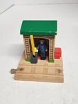 Thomas And Friends Wooden Railway Train Track - Conductor Shed 5. Fixed Price $9.95.