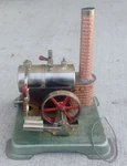 Vintage Jensen Steam Engine Toy, No, 60, W/ Original Box. Fixed Price $84.00.