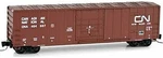Micro-trains Mtl Z-scale 50FT Rib Side Box Car Canadian National/cn #404567. Fixed Price $29.99.