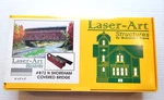 Laser Art Structures Branchline Trains #872 Scale Shoreham Covered Bridge. Fixed Price $45.00.