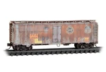 Pacific Fruit Express 40' Steel Reefer Weathered Micro-trains 059 45 598 Scale. Fixed Price $34.25.