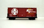 Scale Micro Trains Atchison Topeka & Santa Fe 40' Hy-cube Box Car # 14064. Fixed Price $22.00.