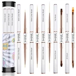 Yasterd Nail Art Brushes Set Professional 5PCS Double-ended Acrylic. Fixed Price $23.99.