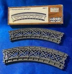 Vintage Marklin 8977 Z Scale Ramp Section Curved (2XR145MM). Fixed Price $7.27.