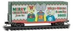Micro-trains 2022 Micro-mouse Christmas Box Car (white, Green, Red)mtl 10100894. Fixed Price $29.45.