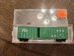 Scale Micro Trains 50' Rib Side Box Car Single Door 25530. North Lo & Gulf. Fixed Price $14.30.