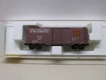Z Scale Micro Trains # 14127-2 West India Fruit Co. 40' Box Car 101. Fixed Price $24.00.