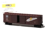506 00 231 Mtl Z-scale 50' Box Car Double Operating Door Western Pacific Wp. Fixed Price $26.95.
