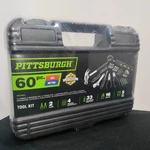 Pittsburgh Tool Set, 60-PIECE, Lifetime Warranty 58624 Metric Sae *in Hard Case. Fixed Price $42.99.