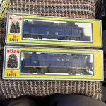 Ho-scale Atlas Diesel Locomotive. Set Of 2 ( See Pics ). New. Fixed Price $100.00.