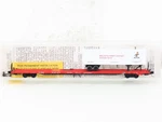 Micro-trains Mtl 71023 Dti Detroit Toledo & Ironton Flat Car #90089 W/ Trailer. Fixed Price $32.95.