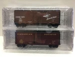 Scale Micro Trains Special Run 04-128 Canadian Pacific 2-PACK. Fixed Price $97.50.