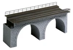 Faller Ho Scale Structure Kit Cut Stone Viaduct Bridge Top Section Straight. Fixed Price $25.99.