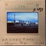 Union Pacific Big Boy Steam Locomotive 4023 Cheyenne Wy 1969 Original 35MM Color. Fixed Price $7.99.