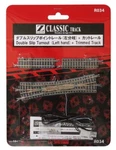 Rokuhan Z Gauge R034 Double Slip Point Rail (left Branch) + Cut 1/220 Scale. Fixed Price $56.94.
