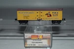 Z Scale Mtl 51800290 Fox Brewing 40' Single Door Reefer 4751 C33433. Fixed Price $24.99.