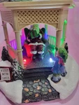 Holiday Time Winter Santa Gazebo Lights Up Village Train Christmas Visit 6.5". Fixed Price $30.59.