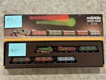 Marklin 8104 Z Scale 2-6-0 Steam Locomotive Passenger Car Set (#2). Fixed Price $211.00.