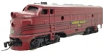 Mtl Z 14005-2 F7 Lehigh Valley Powrd A-unit Loco #512(TESTED)(CHIP CC)#1 Cpl. Fixed Price $139.95.