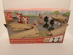 Hape E3724 Kids Wooden Railway Signals And Tracks 14 Pcs. Fixed Price $16.99.
