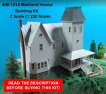 Animek Z 1014 Scale 1:220 Maitland House From Beetlejuice Kit *new $0 Ship. Fixed Price $44.99.