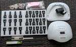 Jewhiteny 50 Pcs Gel Nail Polish Kit With U V Light 120W Lamp. Fixed Price $19.99.